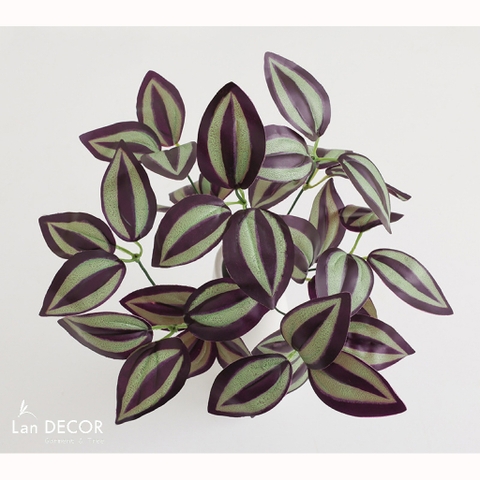 Cành Lá Giả - Cành Mắt Nhung Tím Giả Decor (40cm)- HC1476