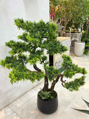 Cây Bonsai Thiết Kế - Cây Tùng Bonsai Giả Thiết Kế Tiểu Cảnh (110cm)- CC1335