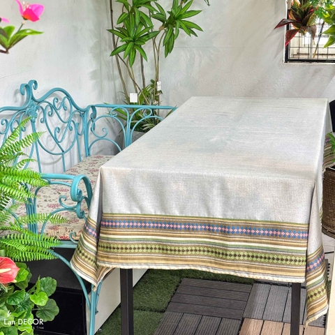 Khăn Thổ Cẩm Trải Bàn Decor Trang Nhã - TB448 (mix vải TB420)
