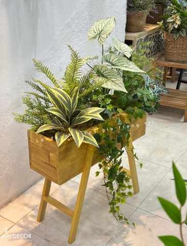 Kệ Cây Giả - Kệ Cây Giả Trang Trí Không Gian Cửa Hiệu, Quán Cafe Độc Đáo (100X50X110cm)- BC275