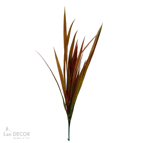 Cành Lá Giả - Cành Lá Lúa Đỏ Giả Decor (60cm)- HC1351-đỏ