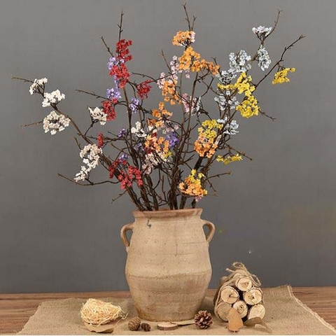 Cành hoa anh đào trắng (92cm) - HC704-2