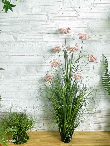 Hoa Hồi Hương Giả-Chậu Hoa Hồi Hương Trang Trí Căn Hộ Đẹp Tự Nhiên  (cao 100cm, tán 55cm)- CC1096