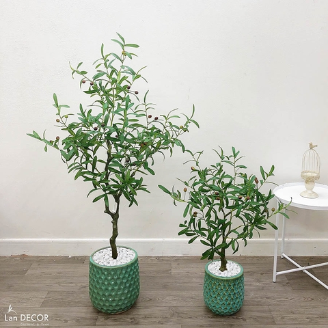 CÂY OLIU GIẢ TRANG TRÍ NHÀ HIỆN ĐẠI (85cm) - LC3043