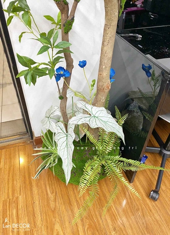 Cây Giả Thiết Kế- Cây Linh Sơn Thiết Kế Tiểu Cảnh Ấn Tượng - CC1005