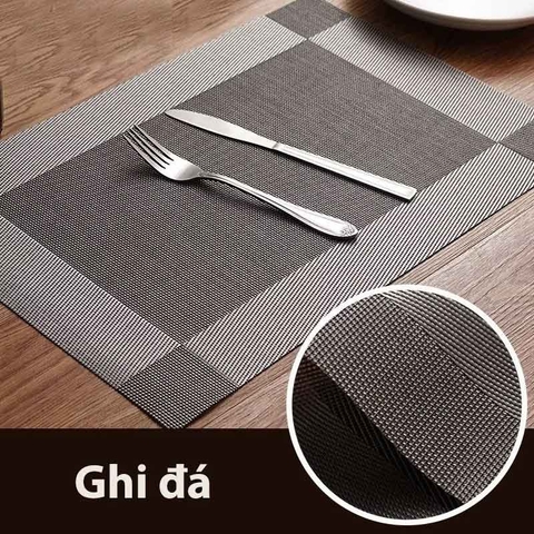 Tấm Lót Bàn Ăn, Tấm Lót Chống Thấm , Cách Nhiệt 30x45cm (Hàng Đẹp Loại 1) - TL106