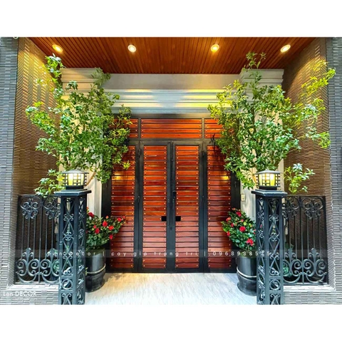 Mẫu Cây Giả Tiểu Cảnh- CT Cây Linh Sơn 3.5m Mix Tiểu Cảnh Thiết Kế Căn Hộ Hiện Đại, Sang Trọng- CC1228