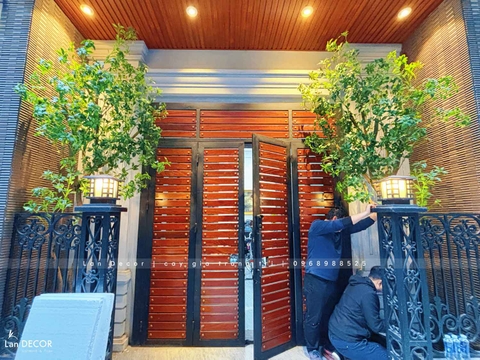 Mẫu Cây Giả Tiểu Cảnh- CT Cây Linh Sơn 3.5m Mix Tiểu Cảnh Thiết Kế Căn Hộ Hiện Đại, Sang Trọng- CC1228