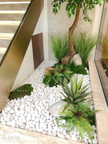 Tiểu Cảnh Cây Giả- Công Trình Tiểu Cảnh Cây Lá Xanh Thiết Kế Căn Hộ Cao Cấp