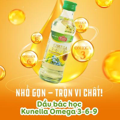 Tại sao dầu Kunella Omega 3-6-9 được mệnh danh là 