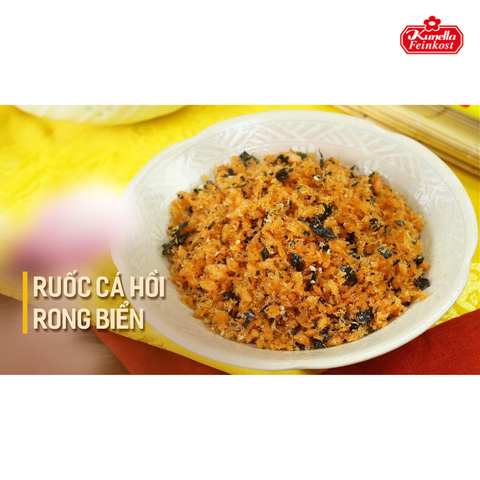 Tuyệt chiêu làm món ruốc cá hồi rong biển thơm ngon cho bé từ 1 tuổi