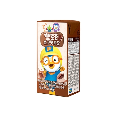 Sữa nước dinh dưỡng Pororo Yonsei - Vị chocolate - 190ml