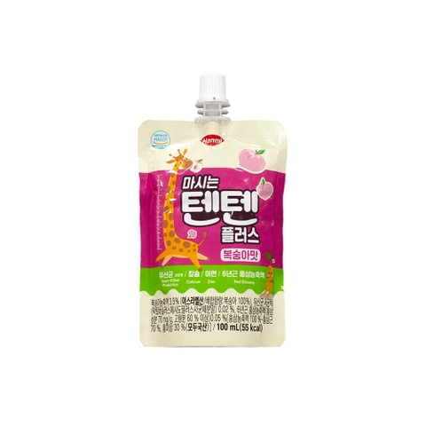 Nước trái cây hồng sâm Hanmi TenTen vị Đào - 100ml/gói