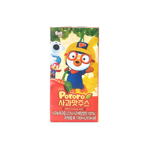 Nước ép Trái Cây Pororo Segom - Vị Táo - 190ml