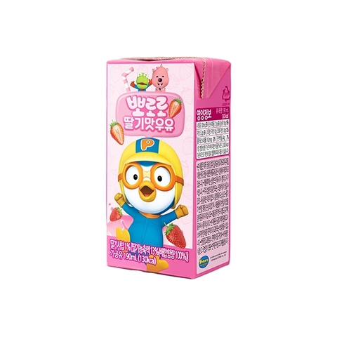 Sữa nước dinh dưỡng Pororo Yonsei - Vị dâu - 190ml