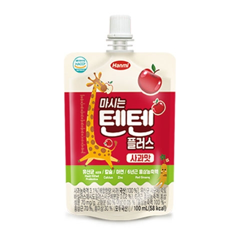 Nước trái cây hồng sâm Hanmi Tenten vị táo