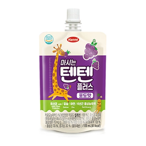 Nước trái cây hồng sâm Hanmi Tenten vị nho