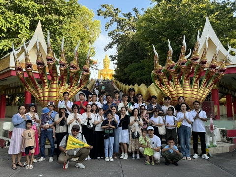 Kiên Dũng du lịch Thái Lan 2024