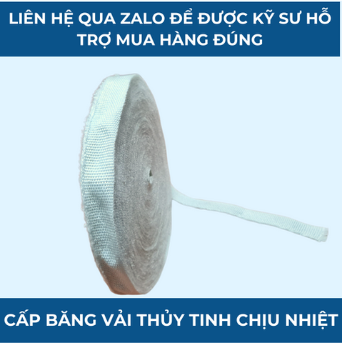 Băng Vải Thủy Tinh Chống Cháy, Chịu Nhiệt