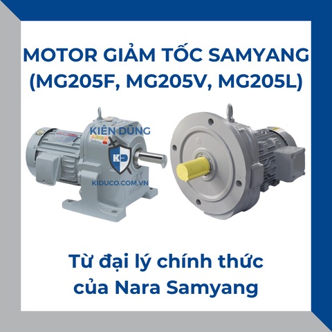Motor giảm tốc Nara Samyang MG205 Hàn Quốc