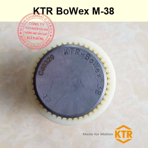 Khớp nối răng vỏ nhựa KTR BoWex M-38 Gear Coupling