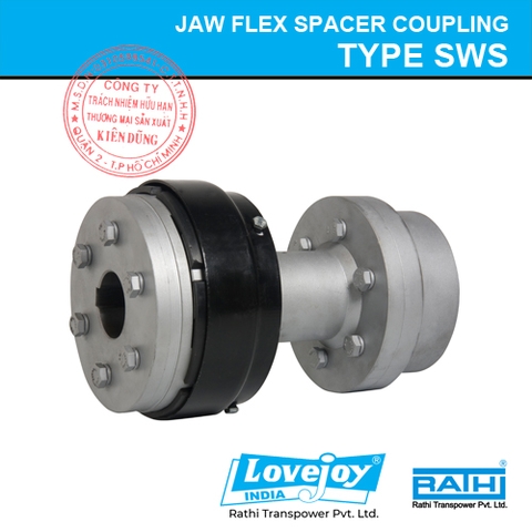 Trọn bộ khớp nối Type SWS Rathi Lovejoy Jaw Flex Coupling