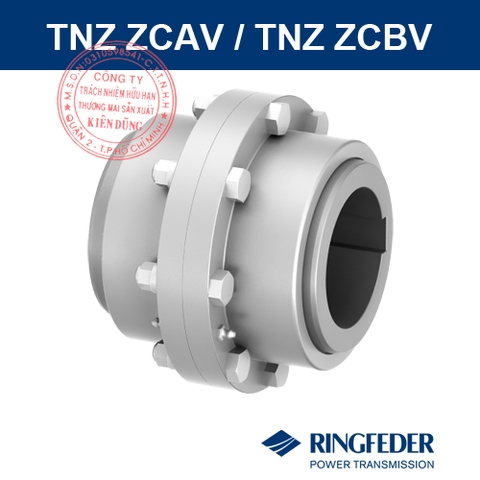 Khớp nối răng vỏ thép Ringfeder TSCHAN TNZ ZCAV Gear Couplings