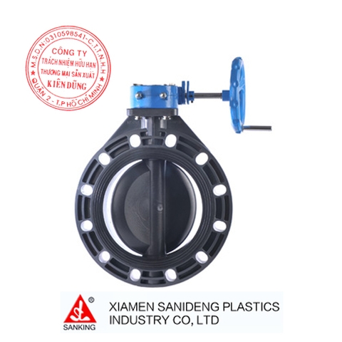 XIAMEN SANKING WORM GEARED BUTTERFLY VALVE