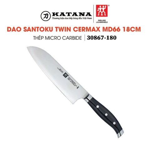 ZWILLING - Dao Santoku Twin Cermax M66 - 18cm