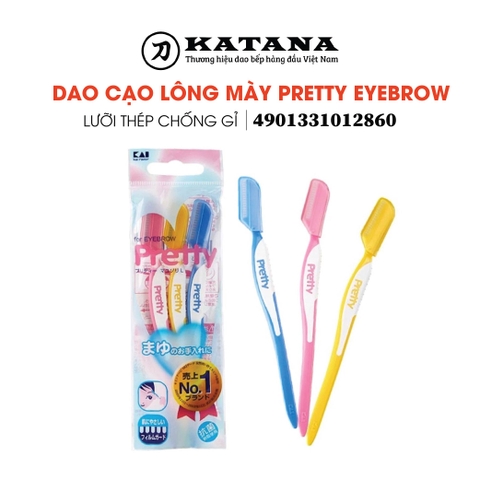 Dao cạo lông mày cao cấp Nhật Pretty Eyebrow FMLV-3P