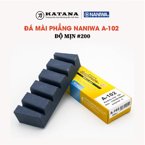 Đá mài phẳng đá mài cao cấp Nhật Bản Naniwa A102 #220 (170x55x30)