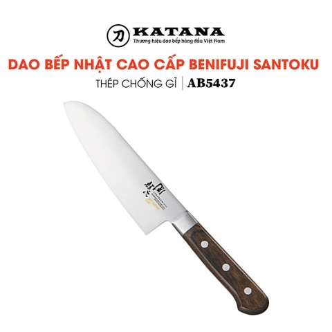 Dao bếp Nhật cao cấp KAI Benifuji Santoku - Dao thái đa năng AB5437 (165mm)
