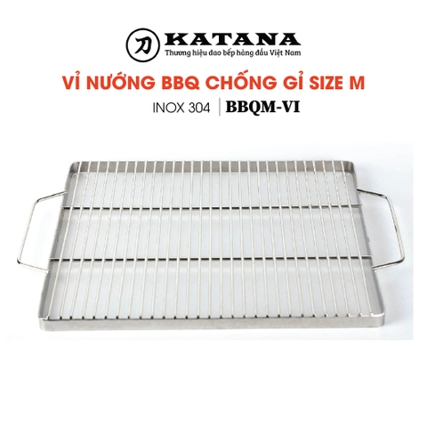 Vỉ nướng BBQ chống gỉ - Size M