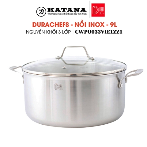 Durachefs - Nồi inox - 9L