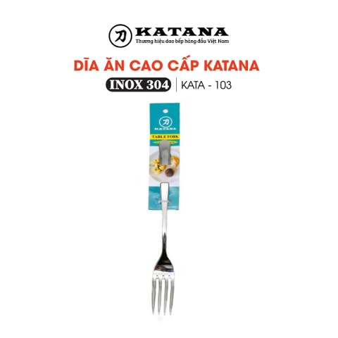 Dĩa ăn inox cao cấp thương hiệu KATANA - KATA103