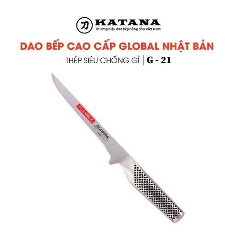 Dao bếp Nhật cao cấp Global G21 Boning Knife - Dao lọc xương (160mm)