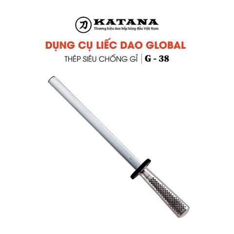 Dụng cụ liếc dao Global G38 Diamond Sharpening Steel (260mm)