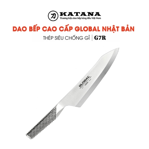 Dao bếp Nhật cao cấp Global G7R Oriental Deba - Dao thái lọc thịt cá (180mm)