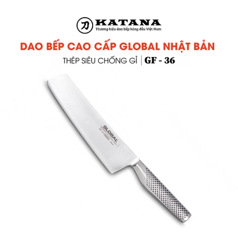 Dao bếp Nhật cao cấp Global GF36 Nakiri - Dao thái rau củ (200mm)