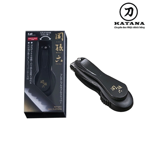 Bấm móng tay cao cấp Nhật KAI Seki Magoroku xoay 360 độ HC1824
