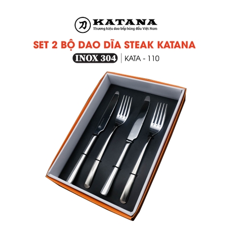 Set 4 chiếc dao dĩa Steak cao cấp thương hiệu KATANA - KATA110