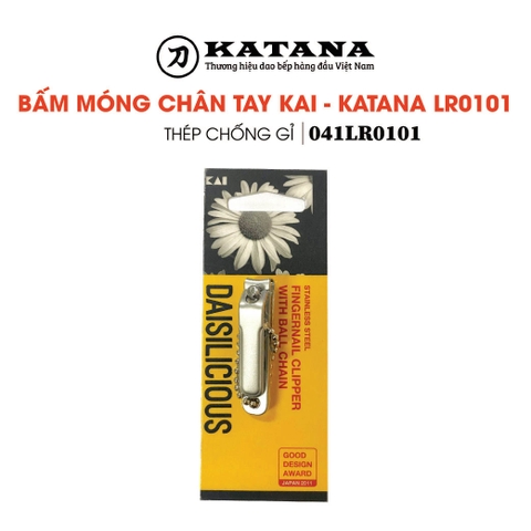 Bấm móng chân tay hoa cúc thép không gỉ KAI - KATANA LR0101