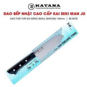 Dao bếp cao cấp KAI Ấn Seki ManJu Small Santoku - Dao thái đa năng BE0578 (145mm)