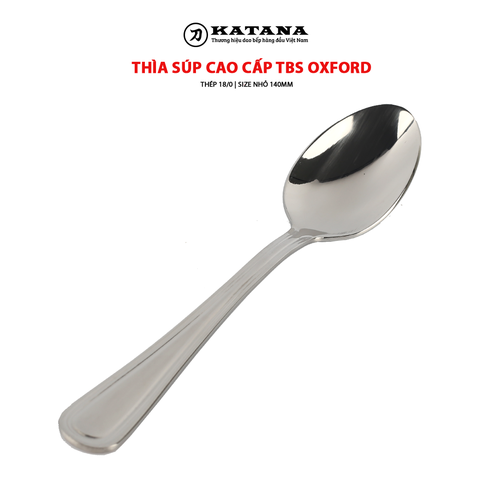 Thìa trà inox cao cấp không gỉ TES OXFORD size nhỏ (140mm)