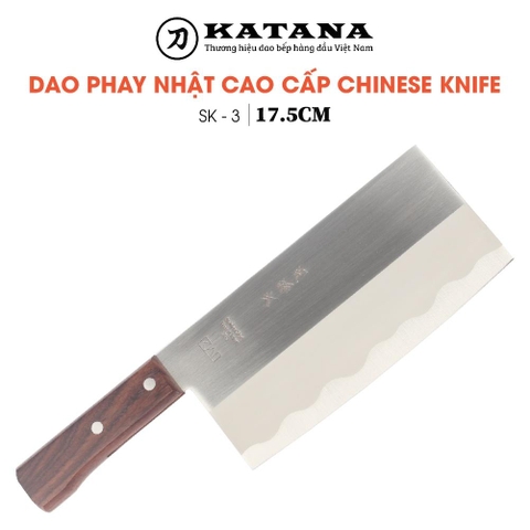 Dao Phay Nhật cao cấp KAI Chinese Knife SK-3 - Dao phay bản to BE0013 (175mm)