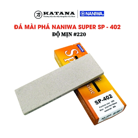 Đá mài phá Naniwa Nhật Bản #220 SUPER SP 402 (210x70x10)