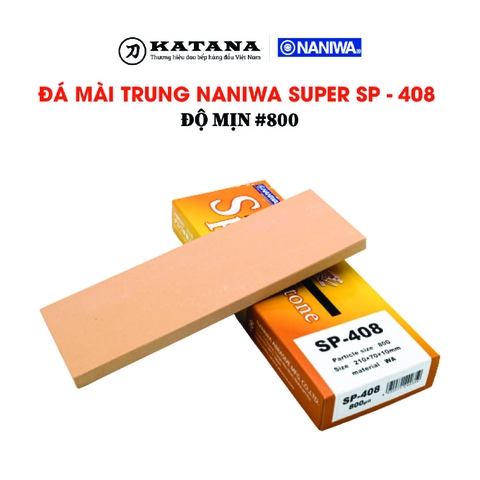 Đá mài trung Naniwa Nhật Bản #800 SUPER SP 408 (210x70x10)