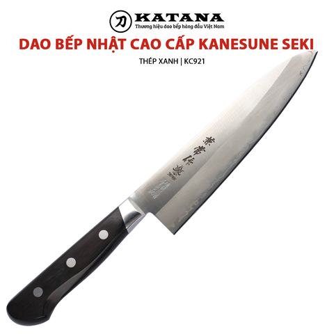 [Thanh lý]- Dao bếp thủ công Kanetsune Seki KC153 Chef 180mm