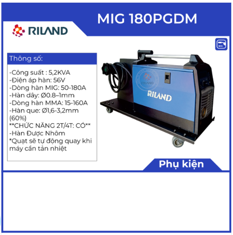 MÁY HÀN RILAND MIG 180PGDM