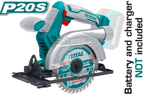 Máy cưa đĩa tròn dùng pin Lithium-Ion 20V TOTAL TSLI1401